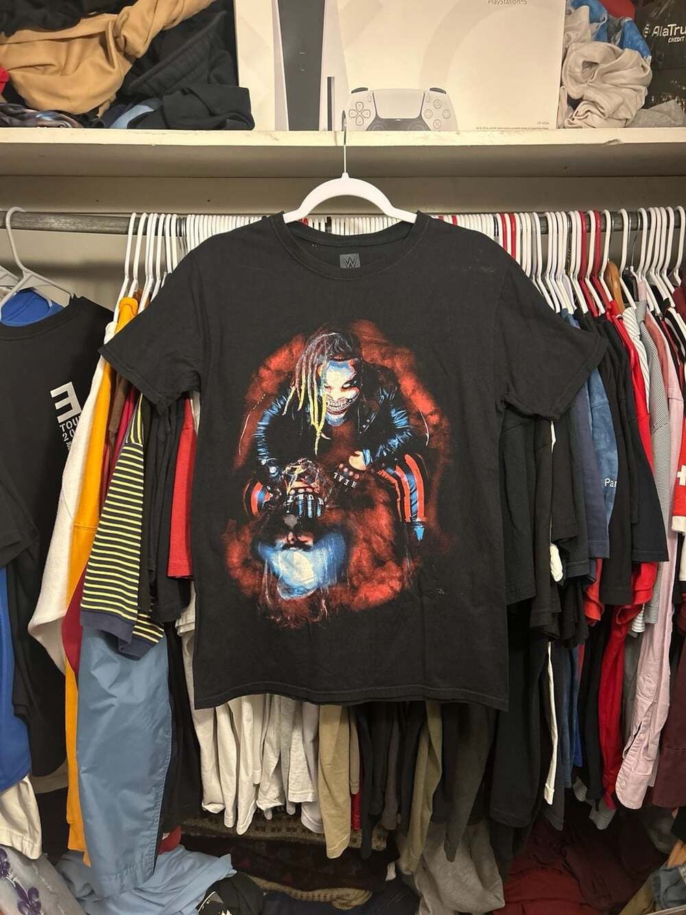 WWE Bray Wyatt 'The Fiend' Graphic T-Shirt Small Black